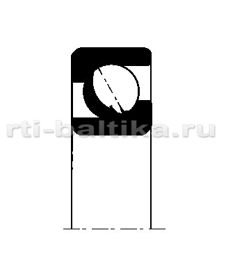 Нажмите для увеличения изображения Подшипник шариковый радиально-упорный однорядный Подшипник шариковый радиально-упорный однорядный NTN 60*95*18 - изображение 1