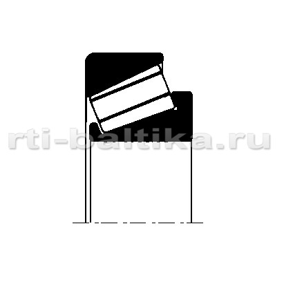 Нажмите для увеличения изображения Подшипник роликовый радиально-упорный однорядный Подшипник роликовый радиально-упорный однорядный NTN 50*90*22.225 - изображение 1